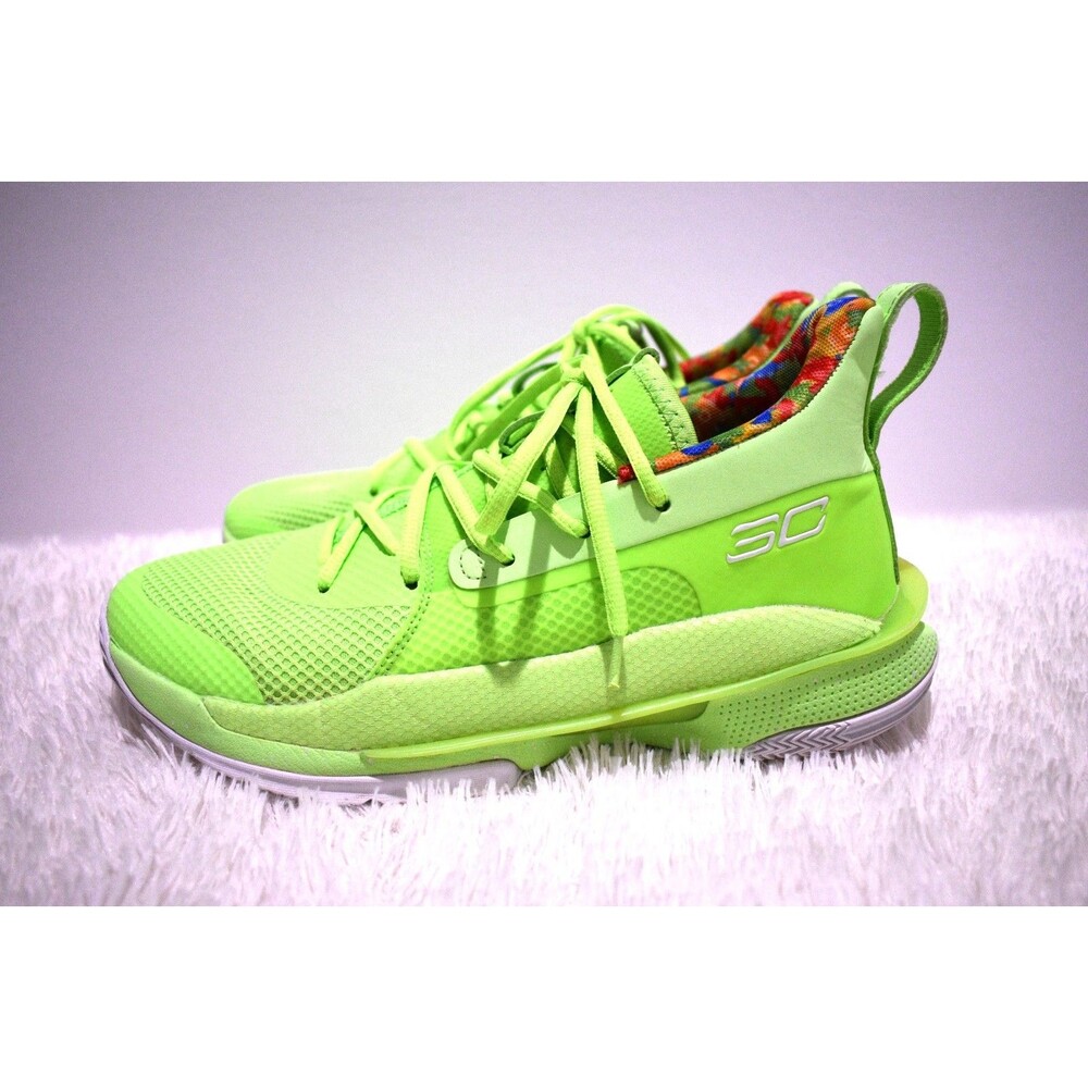 Under Armour Stephen Curry 7 X Sour Patch Kids Lime Men's US 7 Shoes